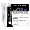 Libeauty Eyelash Tint Kit, Lash Tint Black and Eyebrow Dye