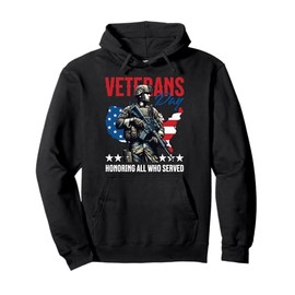 Duty Upheld Sacrifice remembered Military Army Veterans Day Pullover Hoodie