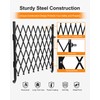 Single Folding Security Gate, 50" H x 75" W Flexible