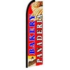 Bakery Panaderia Swooper Flag Feather Fly Knitted Polyester Decorative House