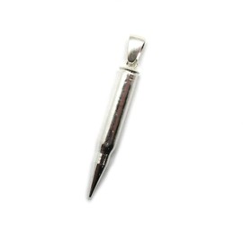 Sterling silber anhänger solide 925 Scharfschützenkugel Empress jewellery PE001371