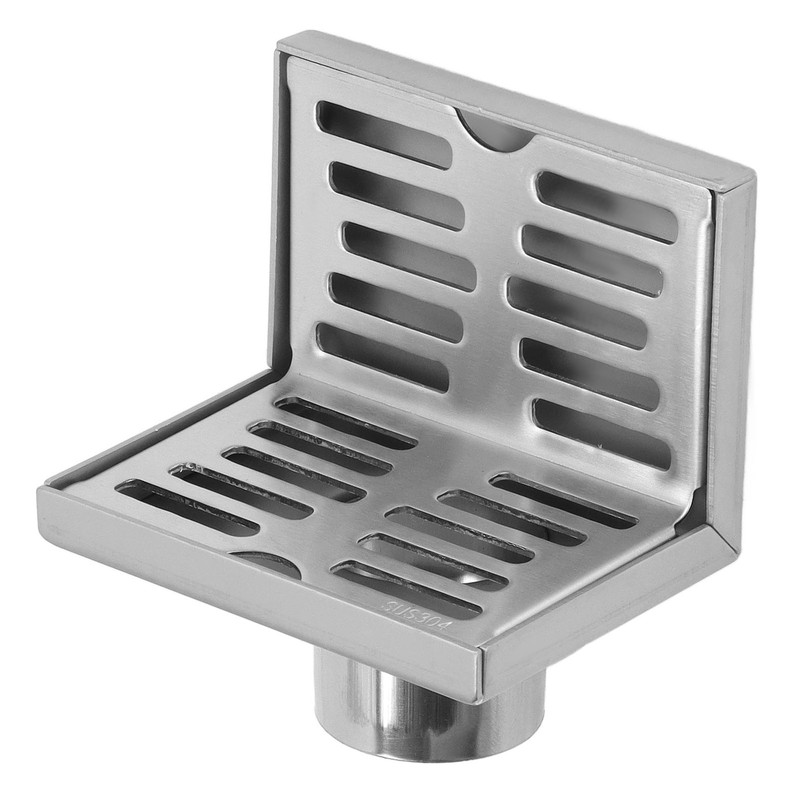 Corner Floor Drain 304 Stainless Steel Surfaces Drawing Process L