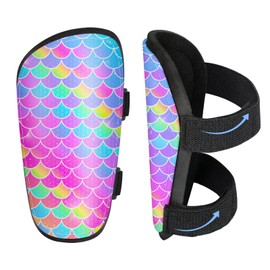 Ausletie Shin Guards Soccer Kids Girls Youth,Shin Pads Shin Guard Protection Kid Girl Toddler,Soccer Shin Guards for Kids 2-7 Years Old Girls Toddler,Soccer Equipment for Football Games