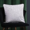 Soiree - White Crushed Velvet Cushion (43 x 43cm) -