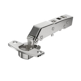 Sensys Angle Hinge W45 with Integrated Damping (Sensys 8639i W45), Nickel-Plated, Present, Opening Angle 95°, TH Drill Pattern 52 x 5.5 mm, Screw-On Item _ 9088018