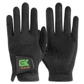 Men's Golf Gloves Left Right Hand with Stylish Advanced Anti-Slip, Golf Gloves Enhanced Grip Premium Breathable Mesh Comfortable in S M ML L XL Sizes (S, Left)