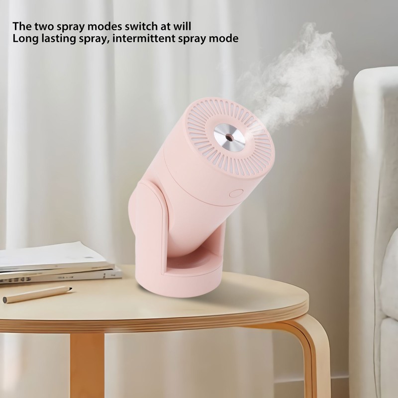 Portable Mini Humidifier USB Automatic Rotating Super Quiet Small Desktop