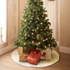 90 cm Snowy White Christmas Tree Blanket Plush Faux Fur