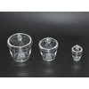 Quartz Crucibles Lab Crucible with Lids (10 ml, 50 ml,