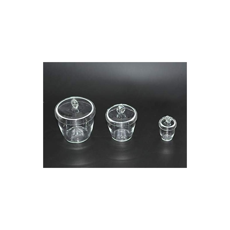 Quartz Crucibles Lab Crucible with Lids (10 ml, 50 ml,