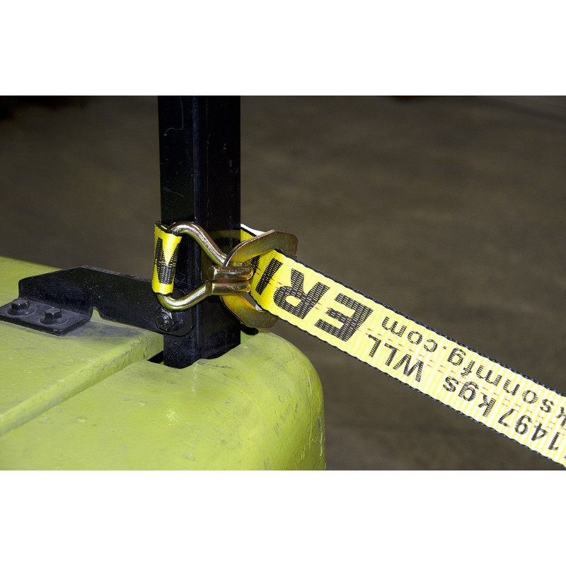 Erickson 58629 Yellow 2" x 20' Ratchet Strap with Floating