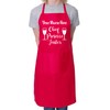 Print4U Customise This Apron Chief Prosecco Taster Any Name Here