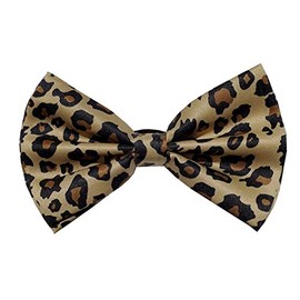 Gravity Threads Tuxedo Color Bow Tie, Leopard