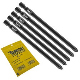 5 x SabreCut AFSC102PH2_5 102mm PH2 for Hilti SD-M2 SDM2 102/4 Autofeed Collated Drywall Screwdriver Gun Bit Single Ended Phillips No.2 Heavy Duty