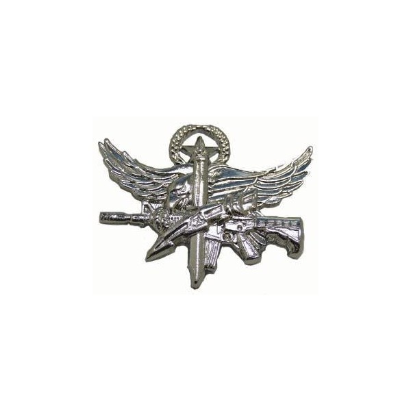 SWAT Operator Insignia Pin - Center Mass - Master - Polished Silver