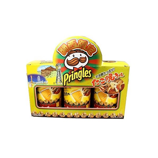 Pringles Takoyaki Flavor Kansai Limited (3 Cans)