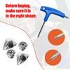 YUYUDEHM Golf Wrench Tool Golf Driver Tool with Plastic Handle