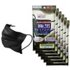 Cluster Premium Mask, 5 Pieces x 6 Set, Ultra Black,