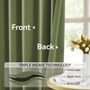 KangBang Green Pinch Pleated Curtains 84 Inches Long for Bedroom,