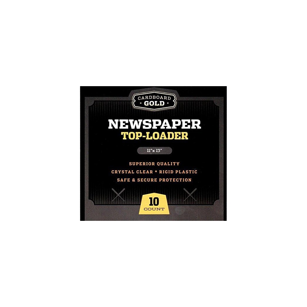 10 CBG Newspaper 11x13 Top Loader - Archival Quality Protection for Your Collectibles