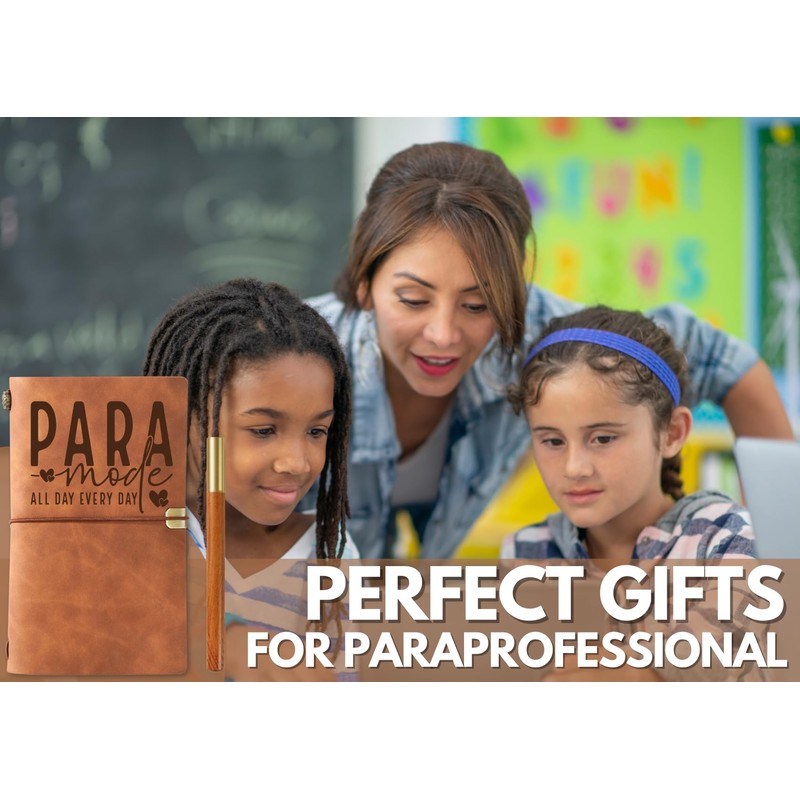 InnoBeta Paraprofessional Appreciation Gifts, Paraprofessional Journal & Pen Leather with