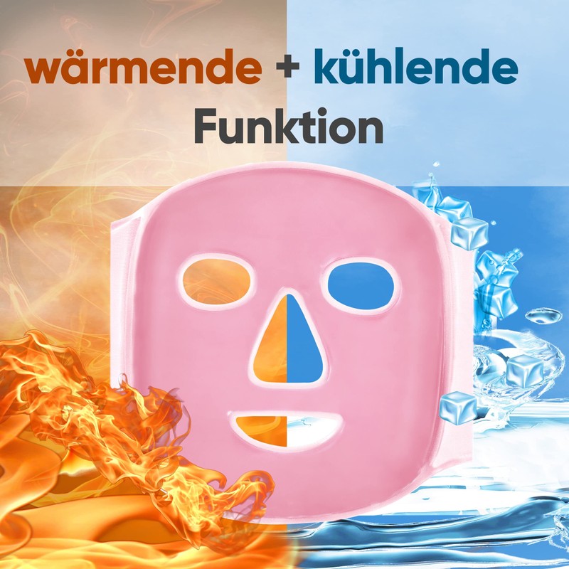 ICEHOF Cooling mask face with Velcro fastener, can be used