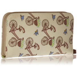 Bolsa de pañales con forro rosa, en las bicicletas Mews Pink