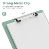 Macroclo Legal Size Clipboard, Green Plastic 8.5 x 14 Clipboards