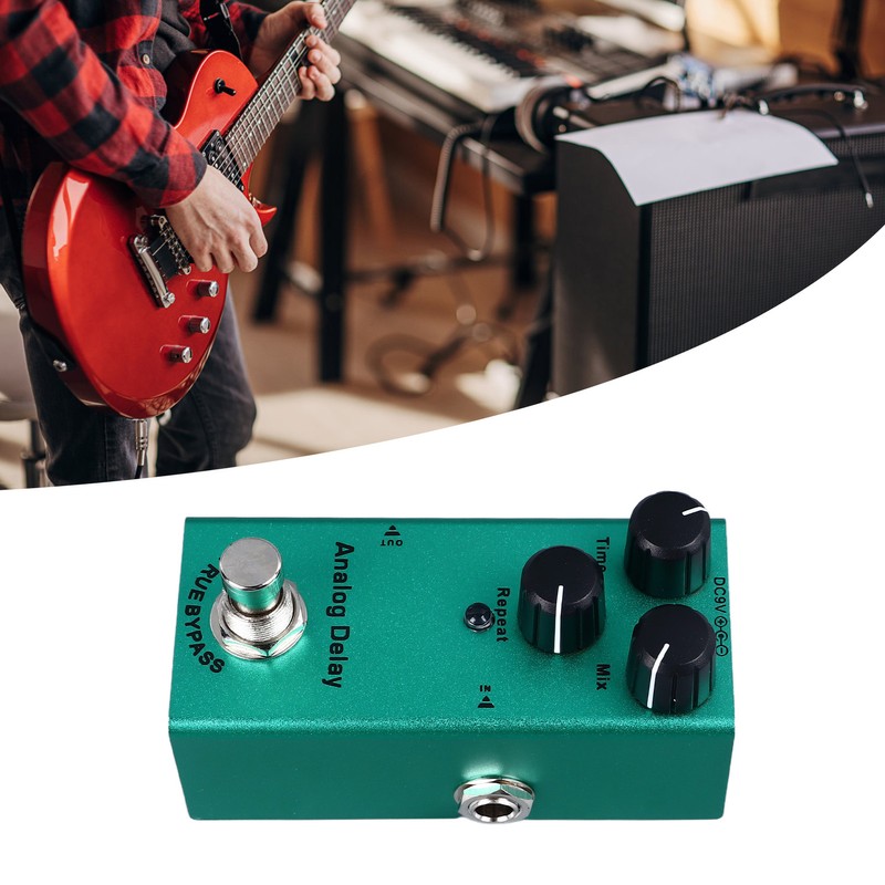 Electric Guitar Effect Pedal Single Type Accurate Adjustment Aluminum Alloy