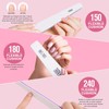 8Pieces Nail File and Buffer, Emery Boards Nail File Set