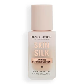 Makeup Revolution, Skin Silk Serum Foundation, Light to Medium Coverage, Contains Hyaluronic Acid, F6, 23ml