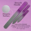 P2P Nails Glass Fingernail Files with Case - Manicure Set