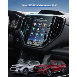 LANTU Ascent Screen Protector for 2023 2024 2025 Subaru Ascent Center Control Touchscreen Car Navigation Protector Film Tempered Glass HD Clear Anti-Fingerprint 11.6''