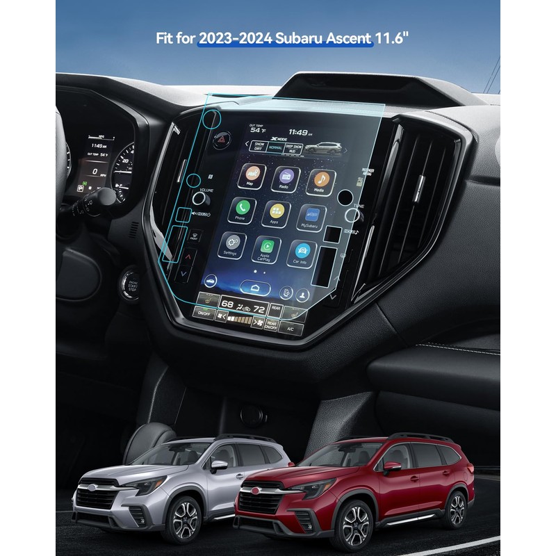 LANTU Ascent Screen Protector for 2023 2024 2025 Subaru Ascent