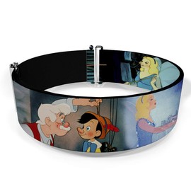 Buckle-Down Women's Cinch Belt Pinocchio Jiminy Cricket Workshop 28 to 52 Inch, Multicolor