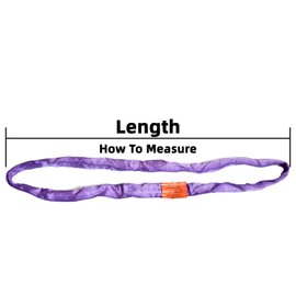 Endless Round Slings for Aerial Lyra Hoop Rig, Aerial Silks Handing Polyester Lifting Sling Spanset, Heavy Duty Polyester Capacity 5300 Lbs Vertical Capacity (Purple, 3 FT)
