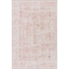 LIMON HOME Pink Floral 3x5 Entryway Rug Indoor Washable Non-Slip