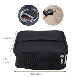 XSEXO Heated Lunch Box, Portable Oven - Heated Lunch Box, USB Electric Lunch Box, Quick Heating, Picnic Box