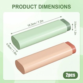 Pill Organiser Travel, Weekly Medication Management Solution, Two Compact Pill Boxes with Secure Compartments, Ideal for Daily Use and Portable Storage in Pink and Green Colors