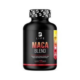 Complejo de Maca 100 Cápsulas 1000 mg - Blend de Raíces Andinas (Amarilla, Negra, Roja) y Pimienta Negra - B Life