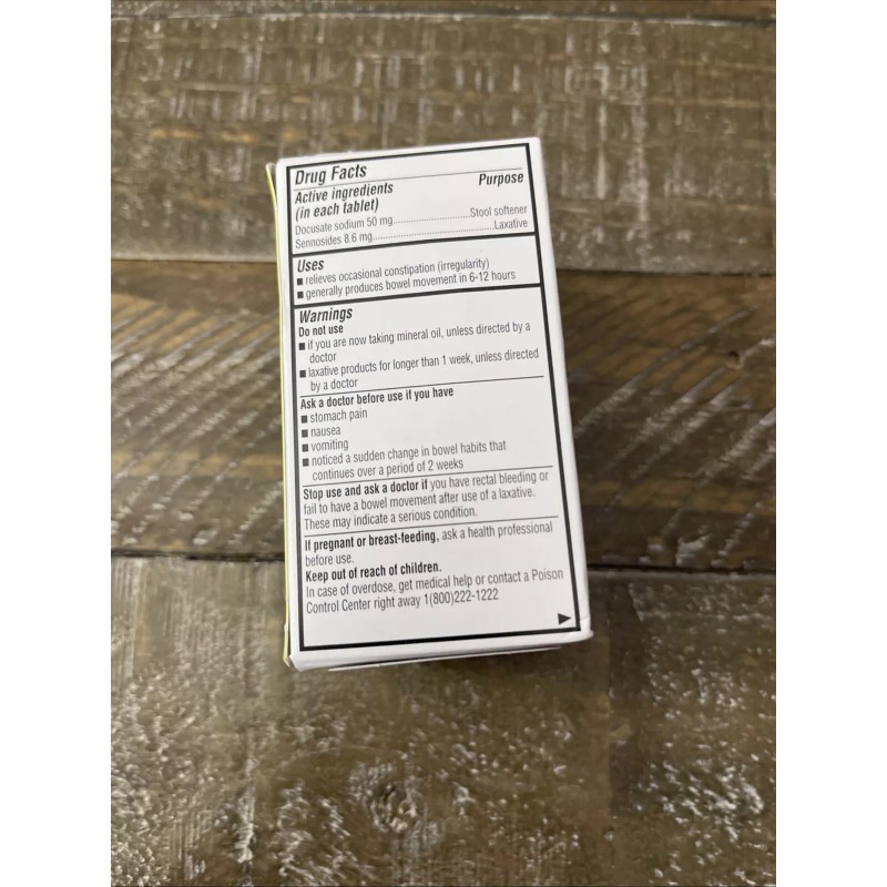 ValuMeds Value Med Senna S Natural Laxative with Stool Softener