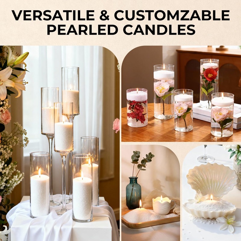 Sand Candle Making Kit - 1 lb Pearled Candle Sand