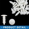 A ABSOPRO Car Clips Rivets 6.5mm Hole Dia Fastener Plastic