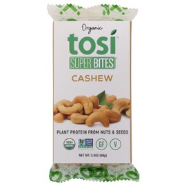 Tosi, Bar Cashew Superbites Organic, 2.4 Ounce