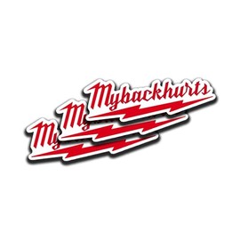 My Back Hurts Sticker