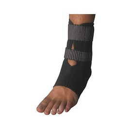 Rekordsan Adjustable Ankle Brace Black Size 1 - Pack of 1
