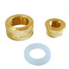 Joywayus Brass Swivel Pipe Fitting 3/4" GHT x 1/4" NPT