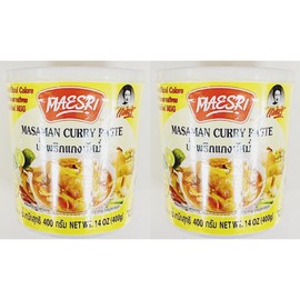 Paste,Masaman Curry Paste, 14 oz (400g), Pack of 2