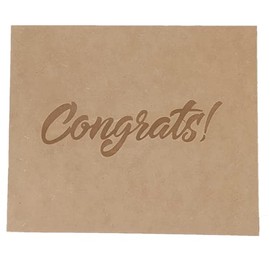 Caja para regalo 20x20x8 (Grabado"Congrats")