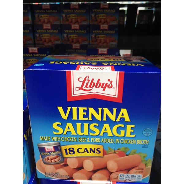 Libbys vienna sausage 18/4.6 oz (pack of 2)